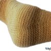Dünne Stäbchen Socken mit Wollopusferse – Bild 2